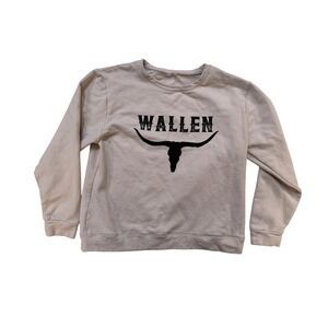 Morgan Wallen Sweatshirt Women XL Country Music Concert Song Title Back Graphic